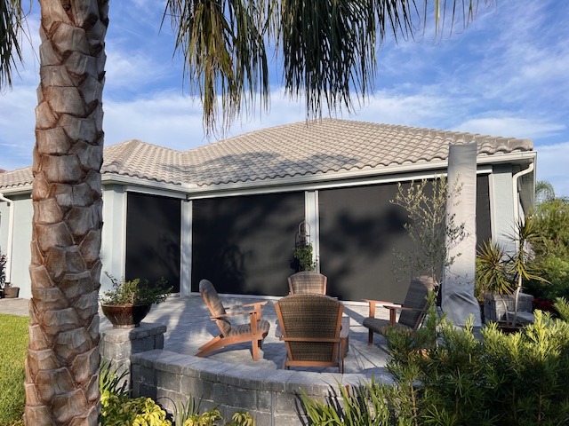 Patio Motorized Screens — Chang/Mendez