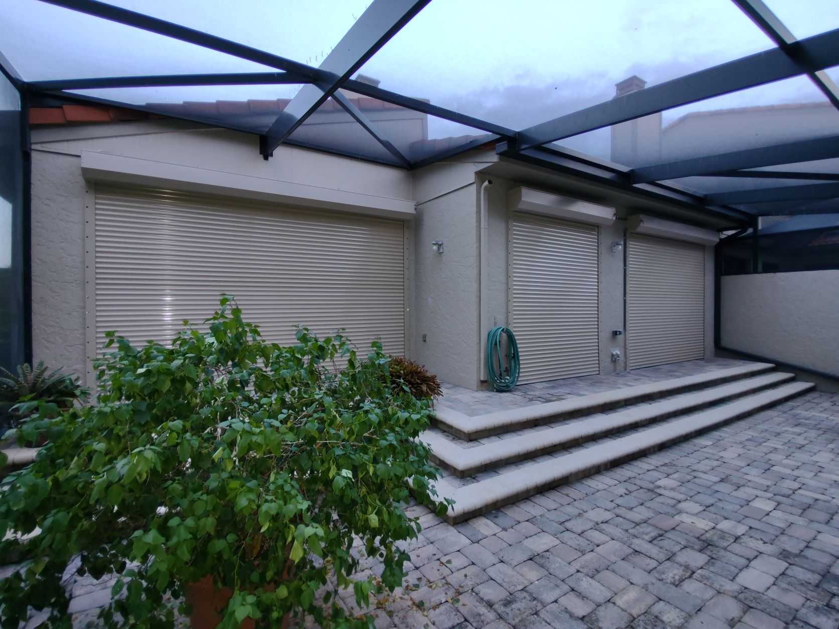 Roll-Down Shutters — Pool Enclosure